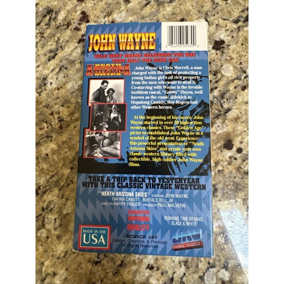 Vintage John Wayve VHS tapes Lot Of 5 Collector - Picture 7 of 11